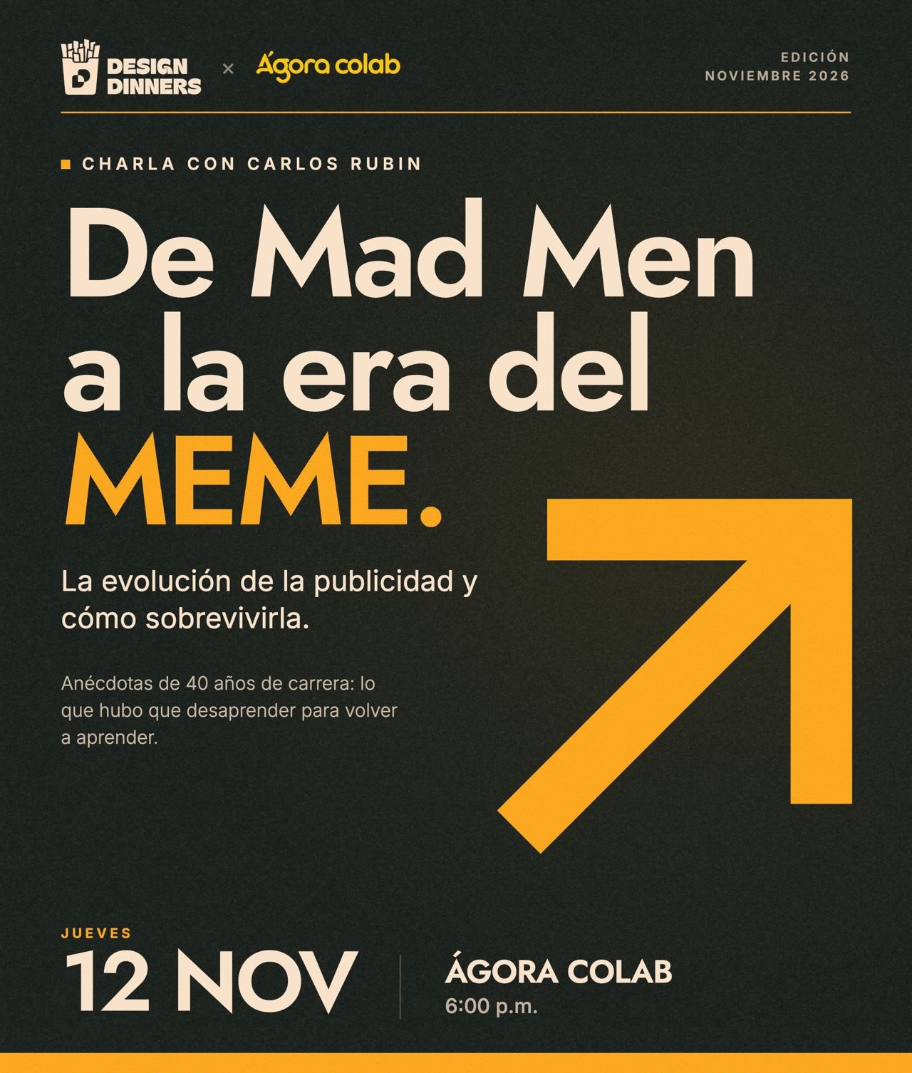 Cover del evento De Mad Men a la era del MEME
